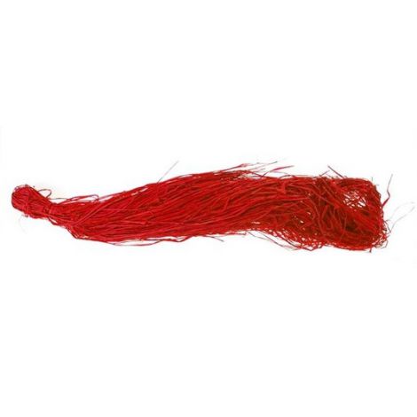 Rafia dekoracyjna Czakos 60g, Czerwona